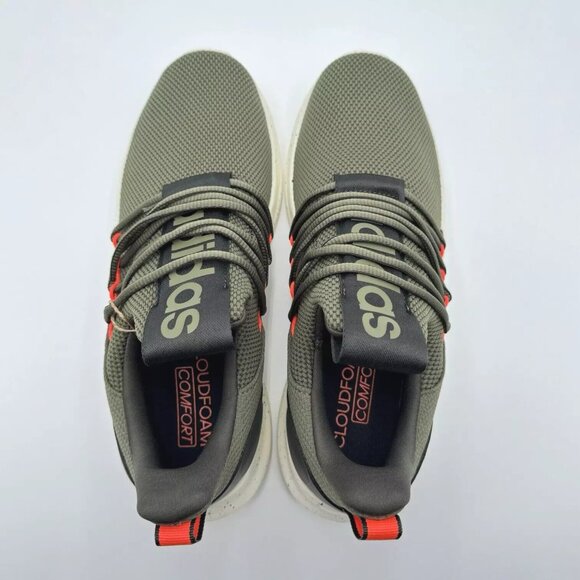 NEW adidas Men's Lite Racer Adapt 7.0 Sneakers Cloud Foam Slip On Olive - Picture 6 of 7